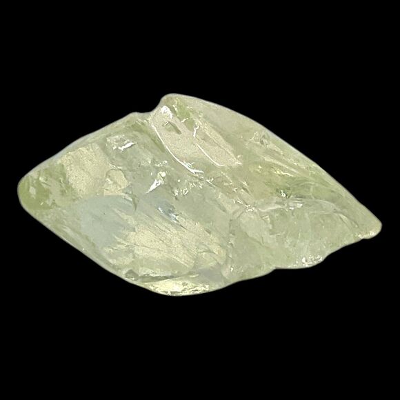 Lemon Translucent Art Glass Cullet Glowing Manganese Slag Glass #5GX51 - Picture 7 of 8